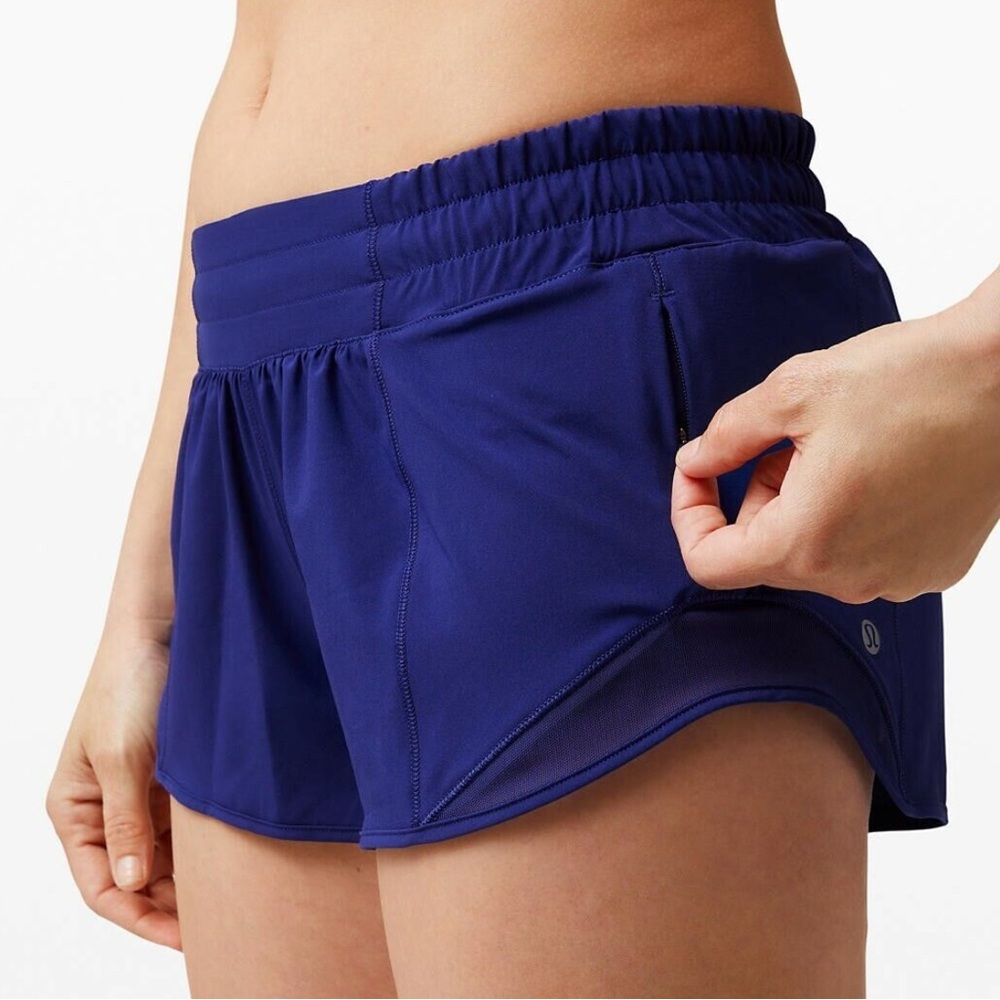 Lululemon Blue Hotty Hot shorts